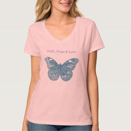 Glittery Butterfly T_Shirt