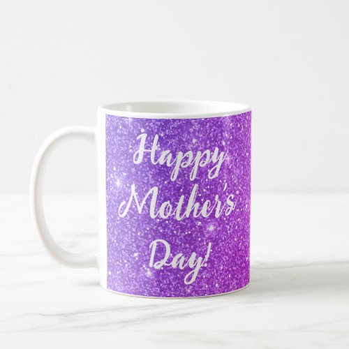 Glittery Custom Happy Mothers Day Mug