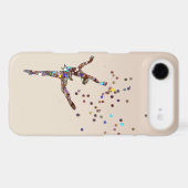 Glittery Dancer Case For iPhone 5C (Back (Horizontal))