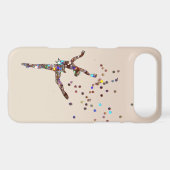 Glittery Dancer Case For iPhone 5C (Back (Horizontal))