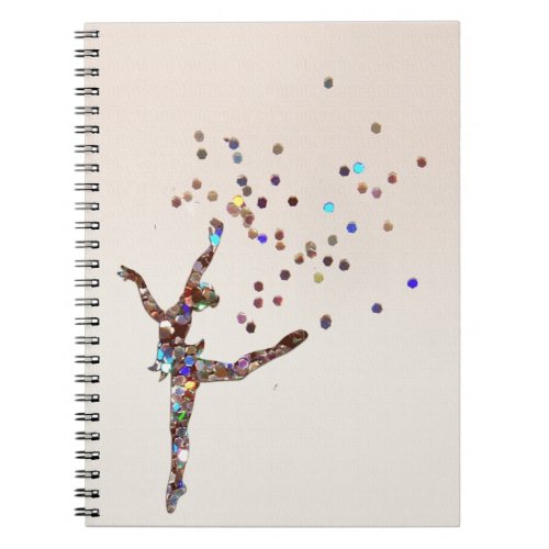 Glittery Dancer Notebook