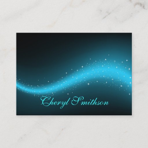 Customizable Glittery Design Business Card