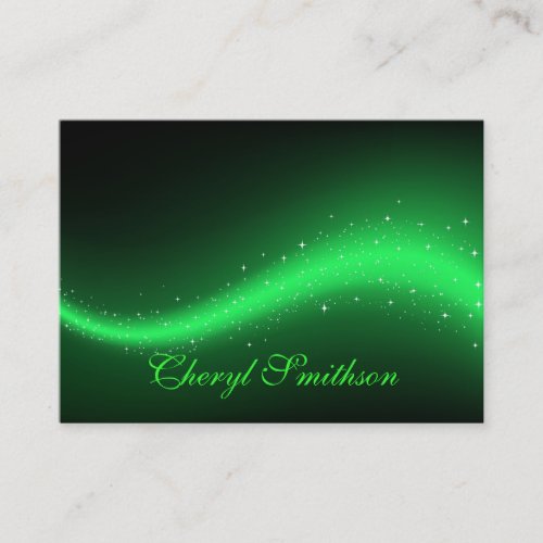 Glittery Design Business Card