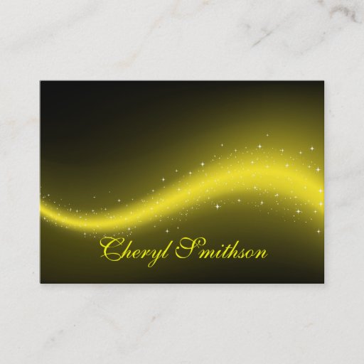 Customizable Glittery Design Business Card