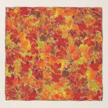 Glittery Fall Maple Leaves Scarf<br><div class="desc">Fall/Autumn maple leaves changing color under the sunlight are shimmering, shining and bright.</div>
