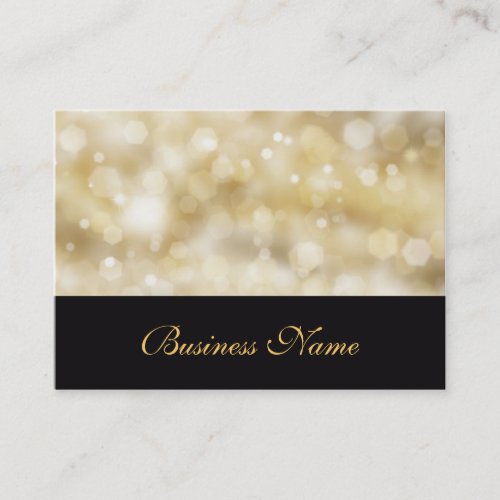 Glittery Gold Business Card