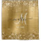 Glittery Gold Foil Family Monogram