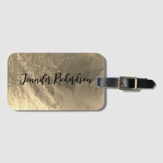 Glittery Gold Metallic Fancy Chic Calligraphy