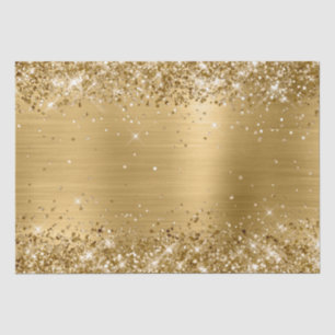 Glittery Gold Ombre Foil Tissue Paper