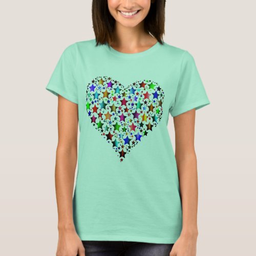 GLITTERY HEART FROM SOMEONE WHO LOVES YOU T_Shirt