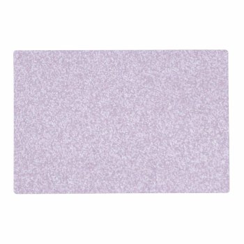 Glittery Lavender Placemat by FunWithFibro at Zazzle
