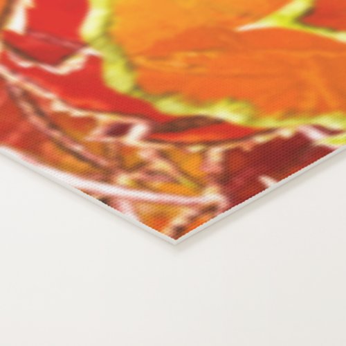 Glittery Maple Leaves in the FallAutumn Yoga Mat