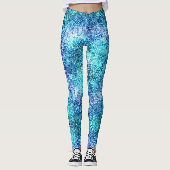 Glittery Multi Colored Leggings (Front)