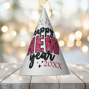Glittery New Year's Eve Party Party Hat