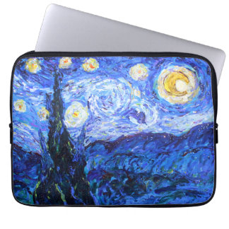 Glittery Night Laptop Sleeve