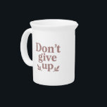 Glittery Perseverance   T-Shirt Coffee Mug Beverage Pitcher<br><div class="desc">A motivational design featuring the phrase **"Hang in there"** in a glittery,  cursive font. This elegant and uplifting message encourages perseverance and positivity,  perfect for inspiring others during challenging times. Its shimmering aesthetic adds a touch of sophistication,  making it ideal for apparel,  posters,  and statement pieces.</div>