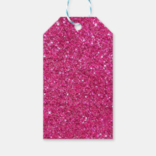 Glittery Pink Gift Tags