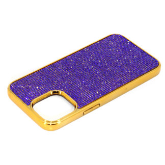 Glittery Royal Blue Crystal Iphone 13 Pro Max Case