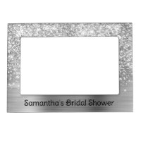 Glittery Silver Glam Bridal Shower