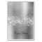 Glittery Silver Individual Name Place Cards