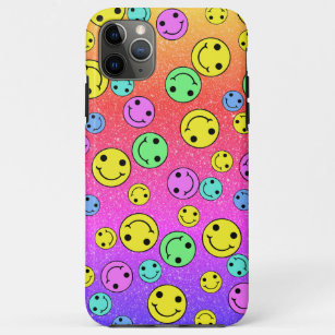 Glittery Smiling Faces iPhone 11 Pro Max Case