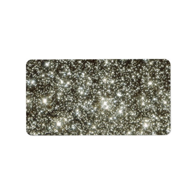 Glittery Stars Label (Front)