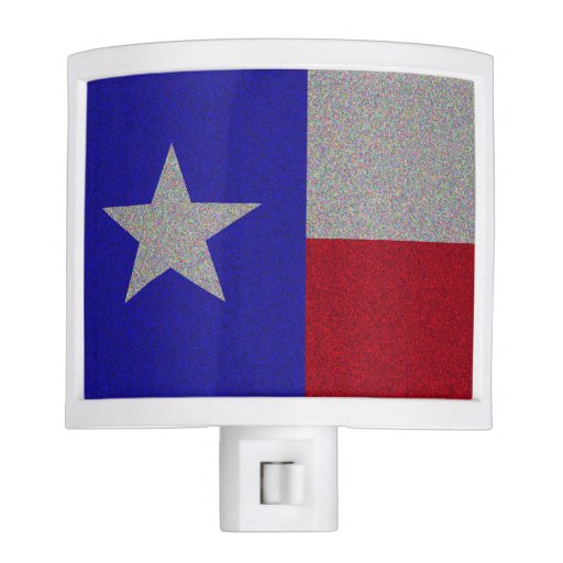 Glittery Texas Flag Night Light | Zazzle