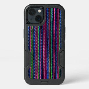 Glitz and Glam Sparkly Stripes iPhone 13 Case