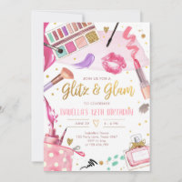 Glitz Glam Glamour Spa Party Girl