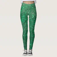 Ornate Green Grinch Pattern Leggings