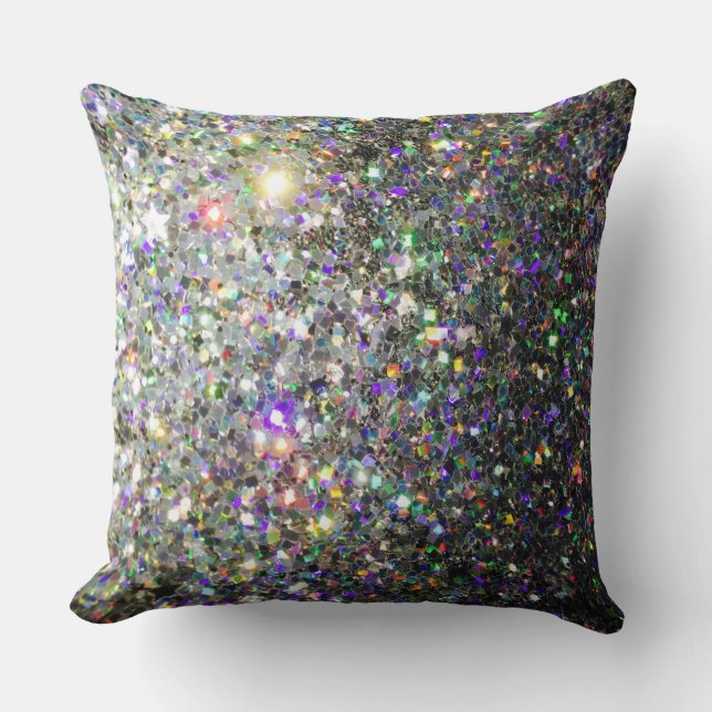 Glitz Glitter Throw Pillow! Pillow (Front)