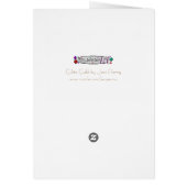 Glitz Gold 'Name and Age' 'Happy Birthday' card (Back)