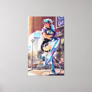 Glitz, Qitz and Glamour Ken Gage Art Canvas Print