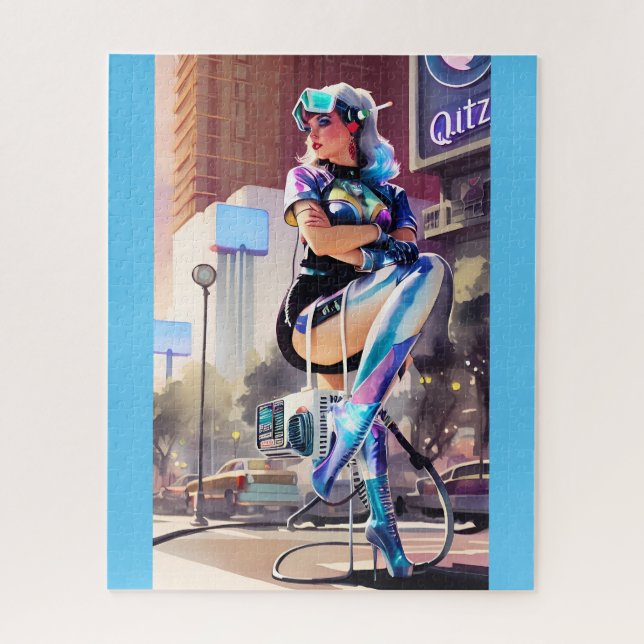 Glitz, Qitz and Glamour Ken Gage Art Jigsaw Puzzle (Vertical)