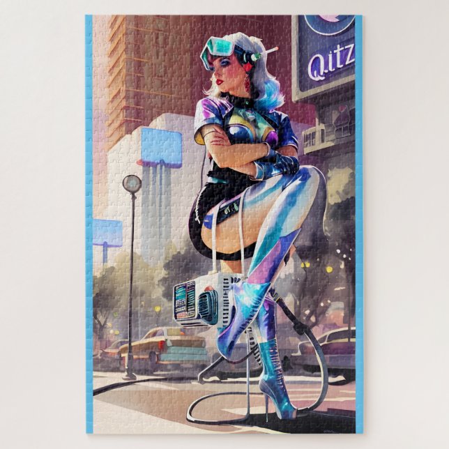 Glitz, Qitz and Glamour Ken Gage Art Jigsaw Puzzle (Vertical)