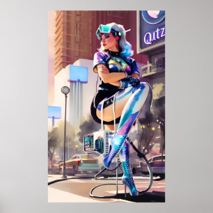 Glitz, Qitz and Glamour Ken Gage Art Poster