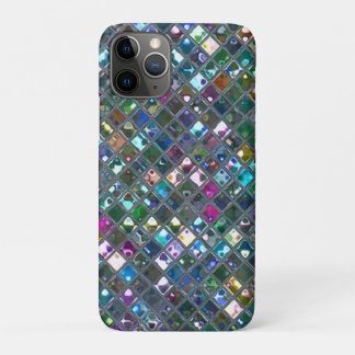 Glitz Tiles Multicoloured 2 print iPhone 11 Pro Case