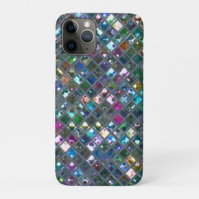 Glitz Tiles Multicoloured 2 print  Case-Mate iPhone Case (Back)