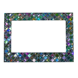 Glitz Tiles Multicoloured 2 print magnetic frame