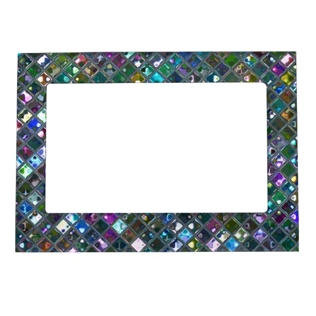 Glitz Tiles Multicoloured 2 print magnetic frame (Front)