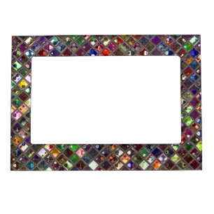 Glitz Tiles Multicoloured print magnetic frame