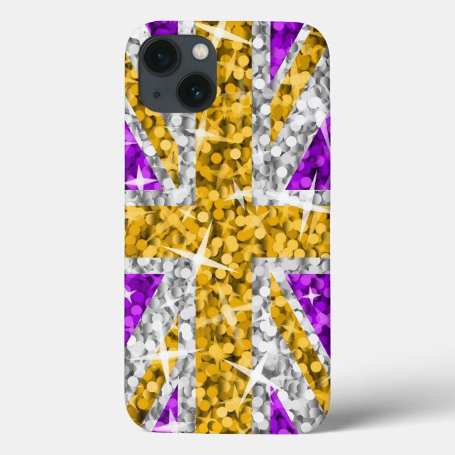 Glitz UK Gold iPhone case (Back)