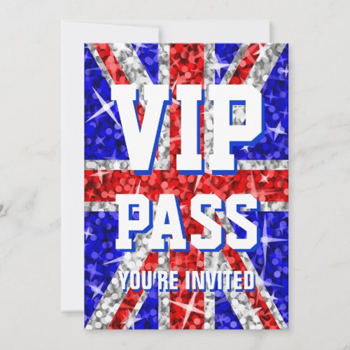 Glitz UK 'VIP PASS' invitation