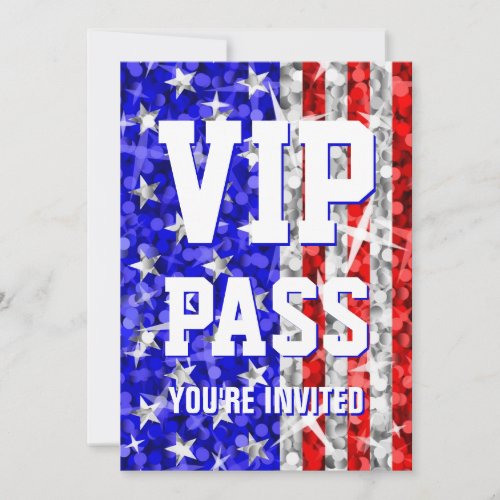 Glitz USA VIP PASS invitation