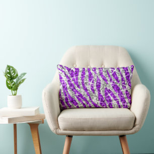 Glitz Zebra throw pillow