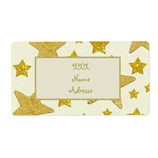 Glitzersterne, Label (Front)