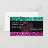 Glitzy Beauty Business Cards (Front/Back)