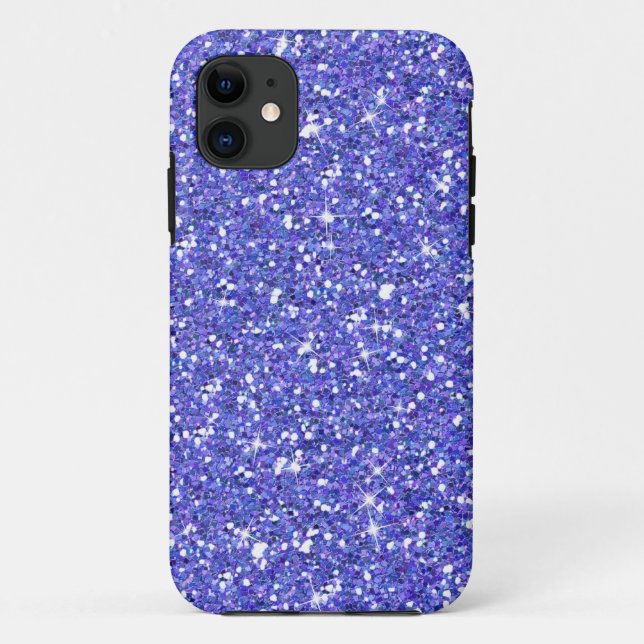 Glitzy Blueberry Glitter Case-Mate iPhone Case (Back)