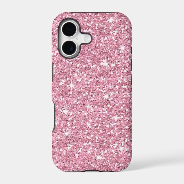 Glitzy Bubblegum Glitter Iphone Case (Back)