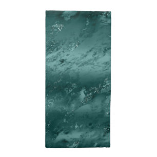 Glitzy Emerald Green Ombre Marble     Cloth Napkin